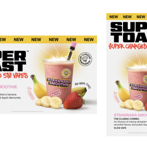 Super Toast - Strawnana Smoothie Static Digital Posters